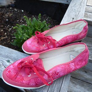 Women's Pink Canvas Shoe, Size 8, Cushe Brand